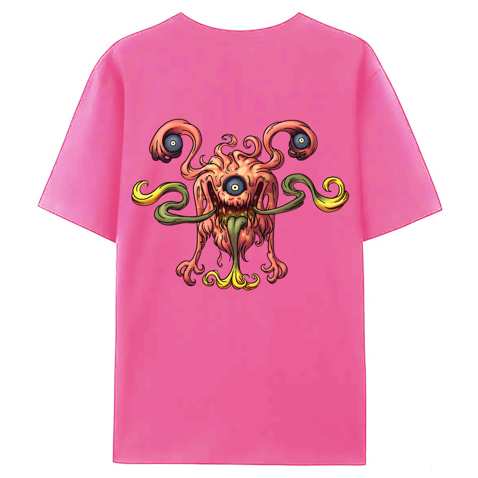 （画像用） ドラゴンクエスト Doragon Kuesuto Dragon Quest レディース半袖Tシャツ(バックプリント)